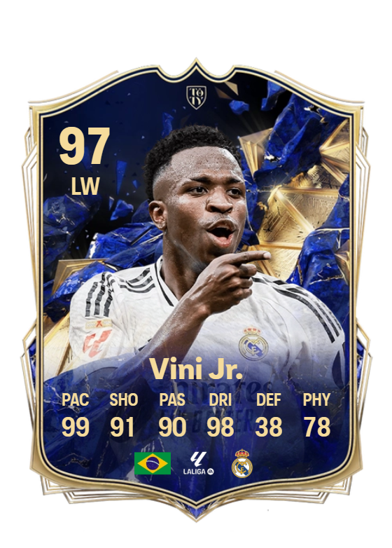 FUTCARTE VINICIUS 2025 - Les cartes de football ultimes pour les fans passionnés