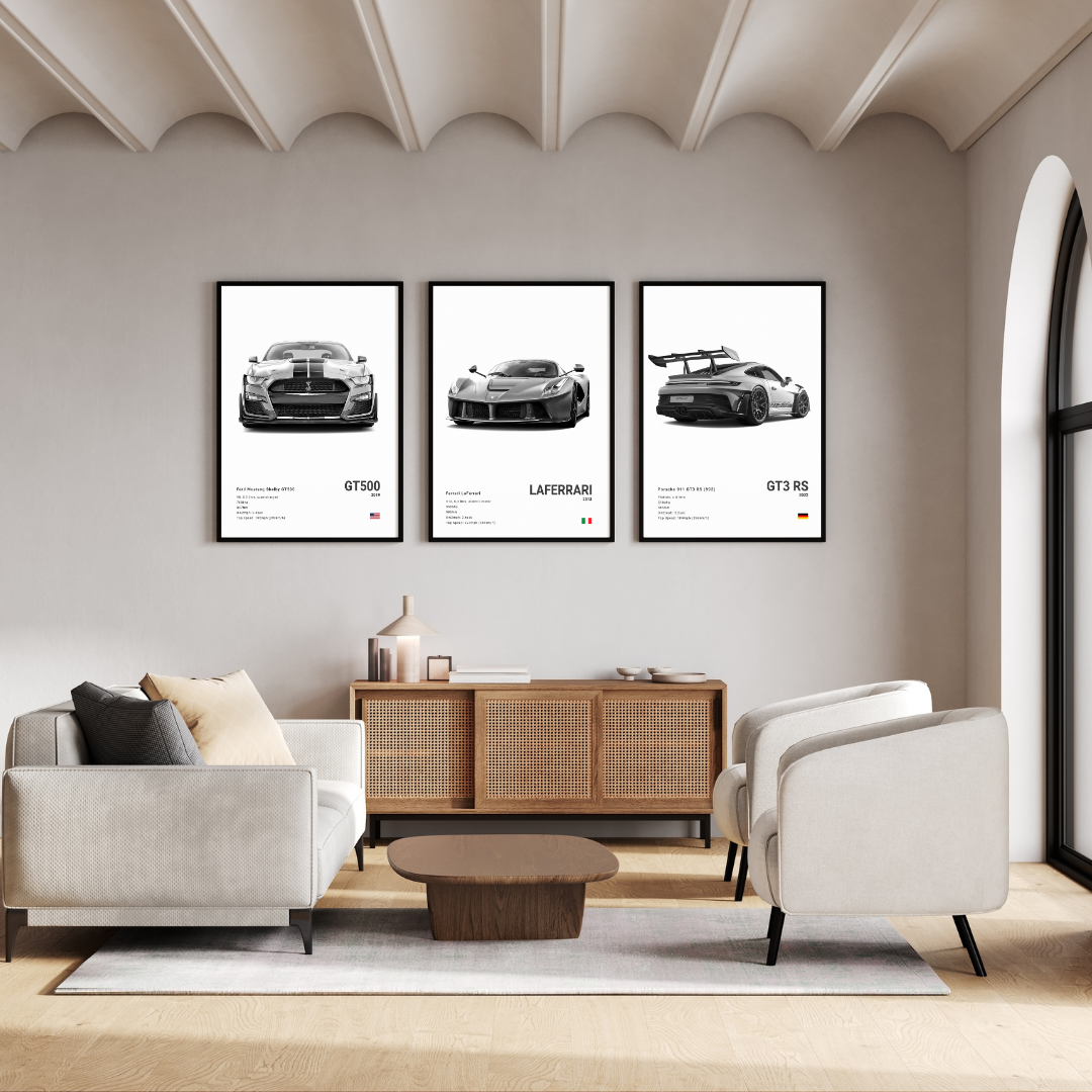 affiches voiture de sport