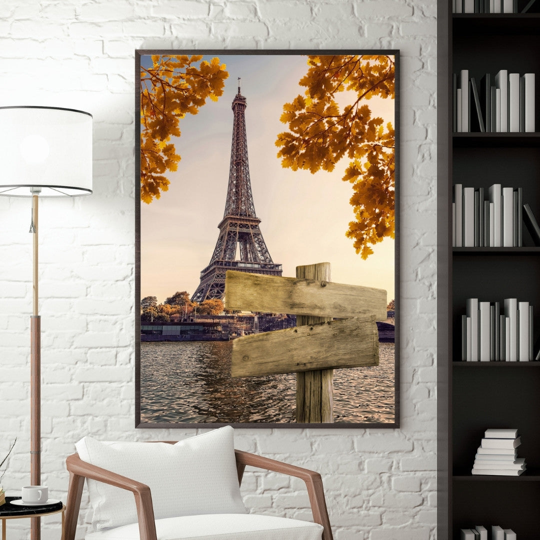 AFFICHE PERSONNALISÉE PRÉNOM TOUR EIFFEL