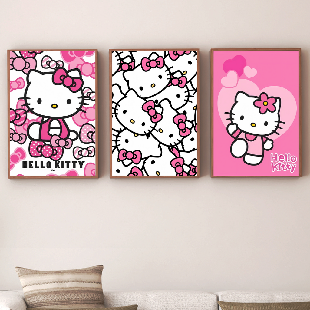 Affiches Hello Kitty : égayez votre intérieur avec des designs adorables.