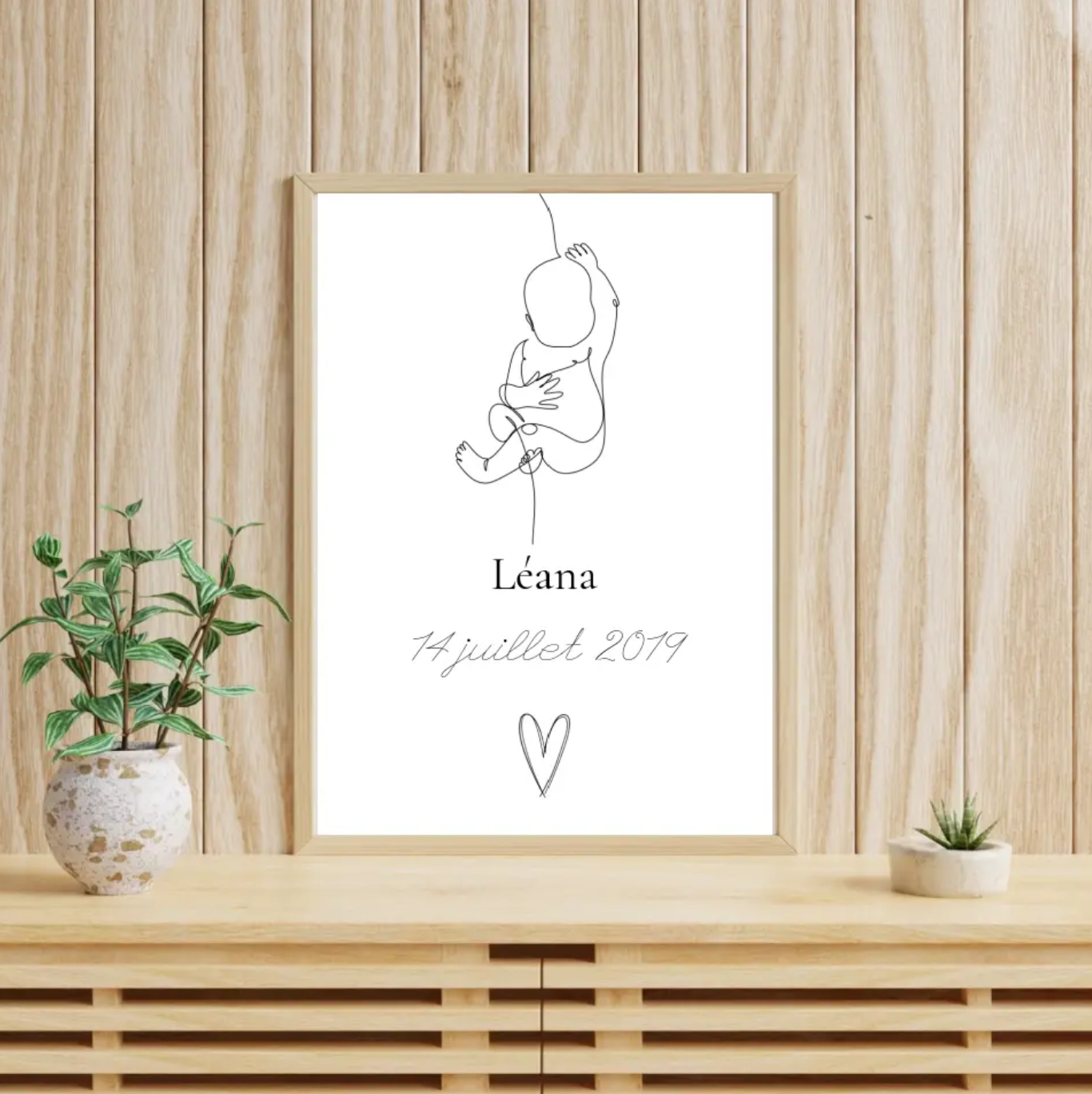 Le cadeau baby shower parfait : Affiches personnalisées pour une fête de naissance mémorable