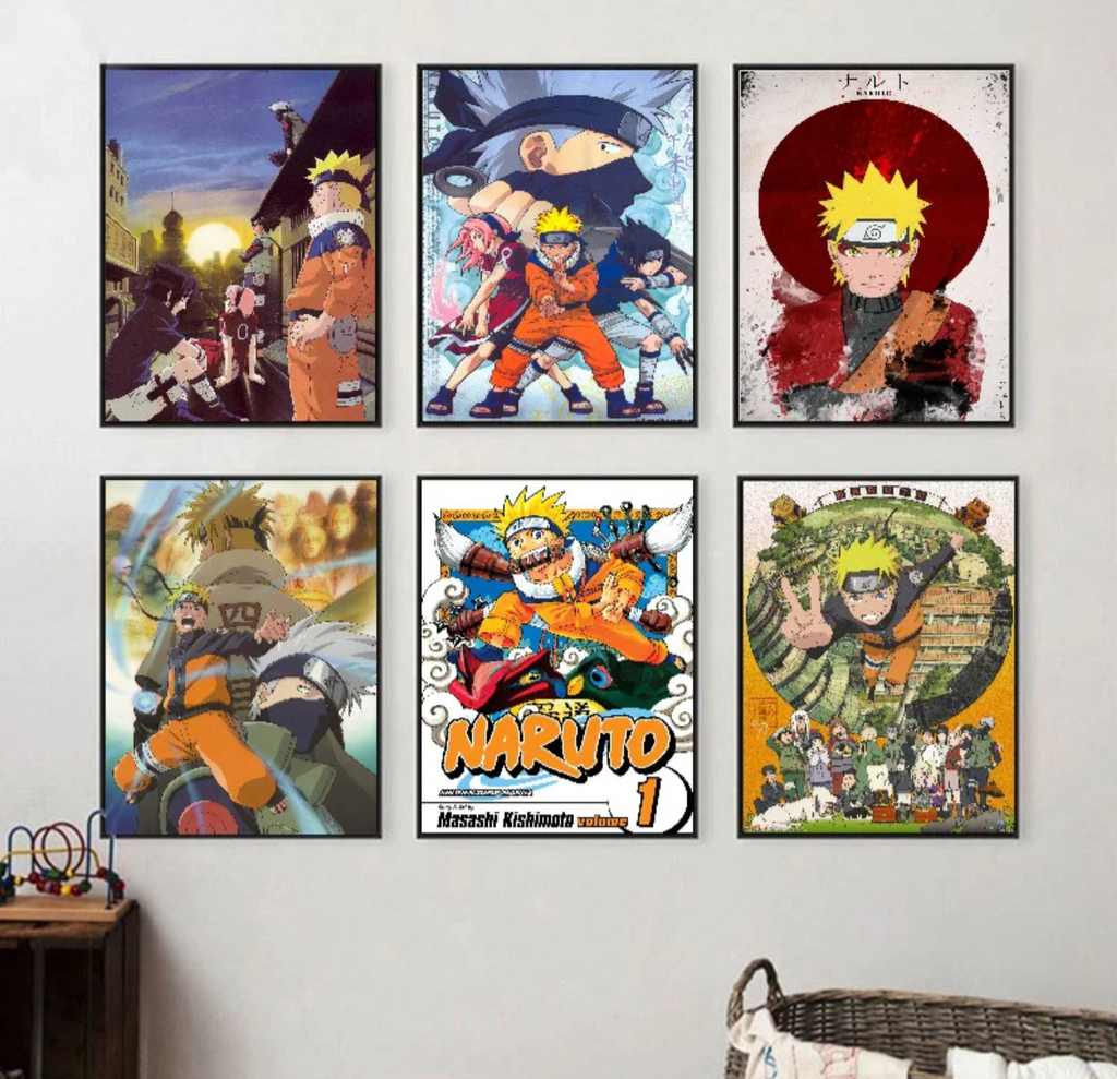 Exploration des posters Naruto : Plongez dans l'univers de l'animé avec ces œuvres d'art emblématiques !