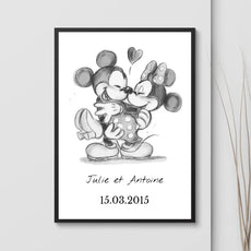 affiche personnalise mickey