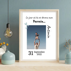 cadeau parrain affiche