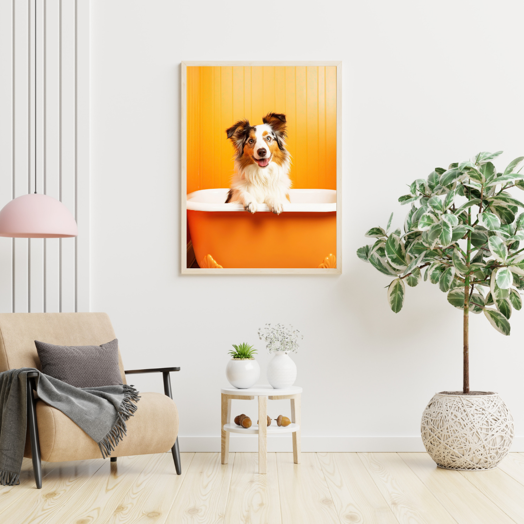 affiche chiot berger australien
