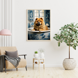 affiche chiot chow chow