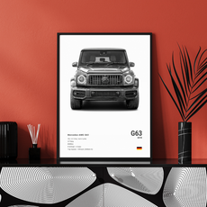 affiche voiture de sport G63