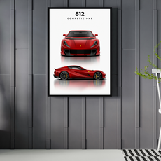 affiche ferrari 812