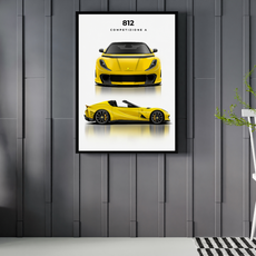 affiche ferrari 812