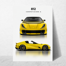 affiche ferrari 812