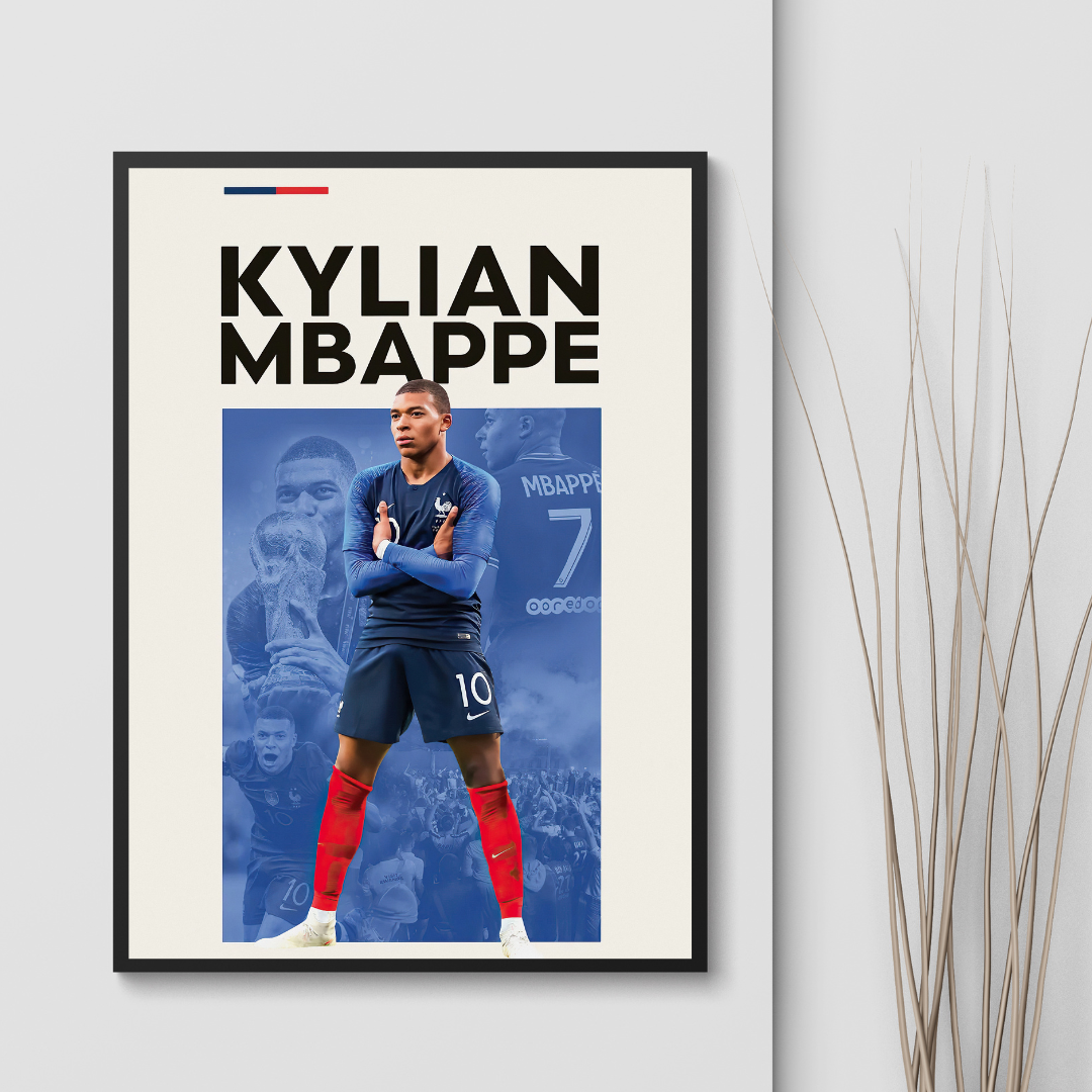 affiche mbappé