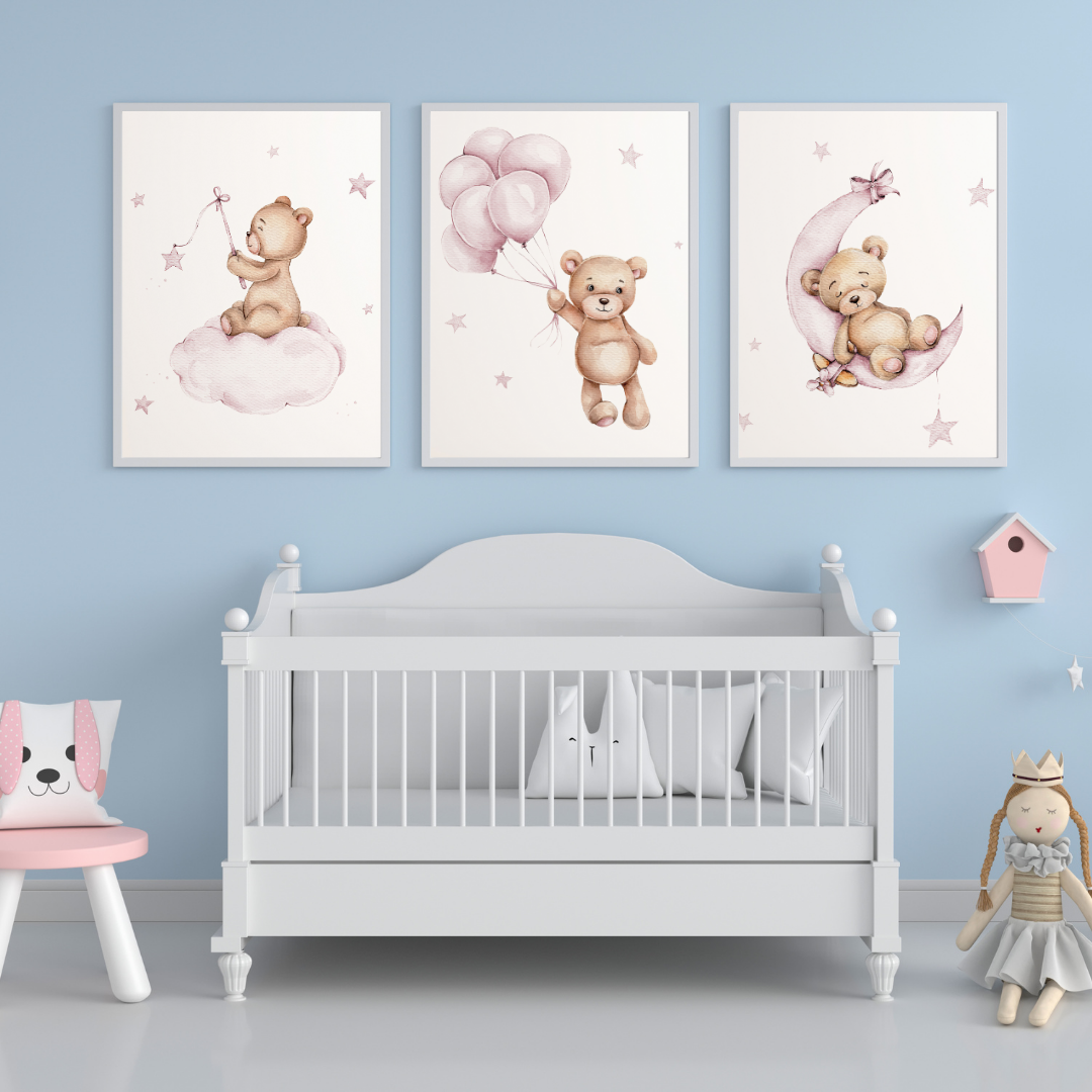 affiches ours en peluche pour enfants