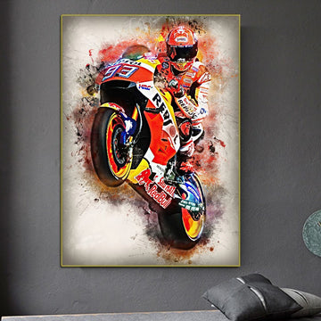 Moto rouge 1