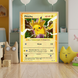 affiche carte pikachu