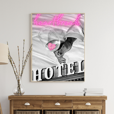 affiche street art rose