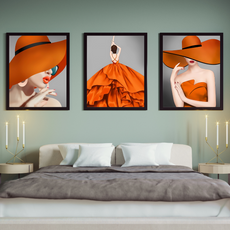 affiches glamour orange