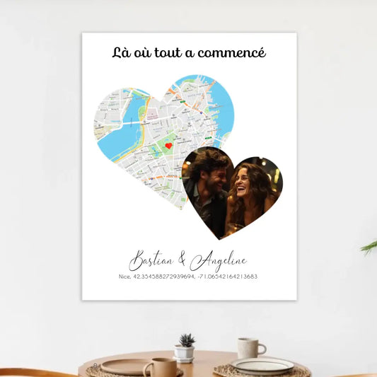 affiche cadeau couple