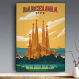 affiche barcelone