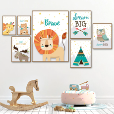 affiches enfant animaux