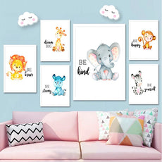 affiches enfant animaux
