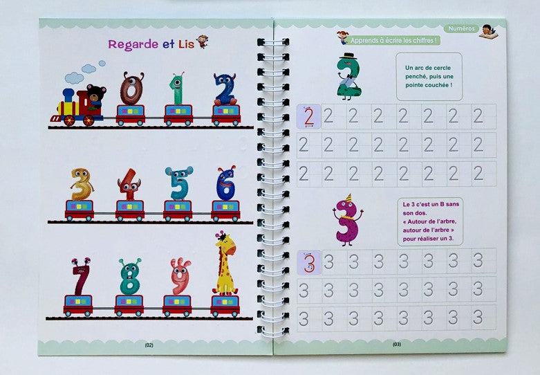 cahier d'apprentissage enfant