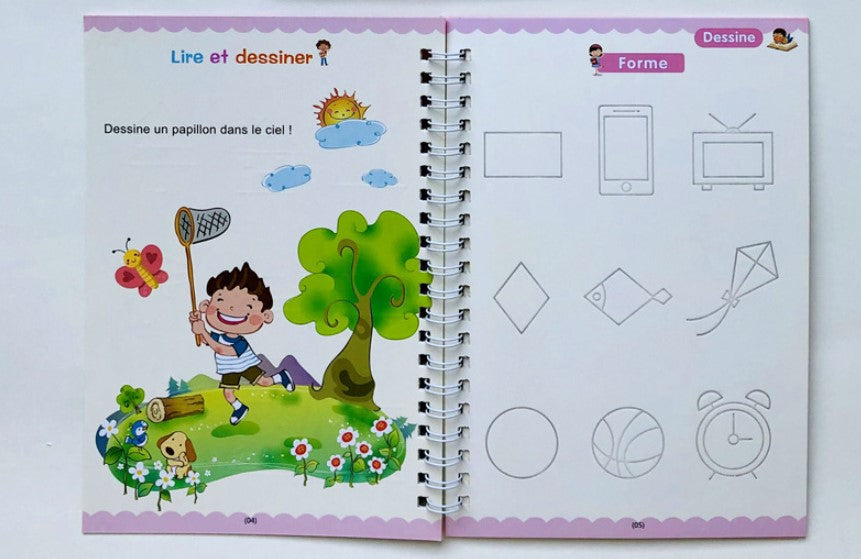 cahier d'apprentissage enfant