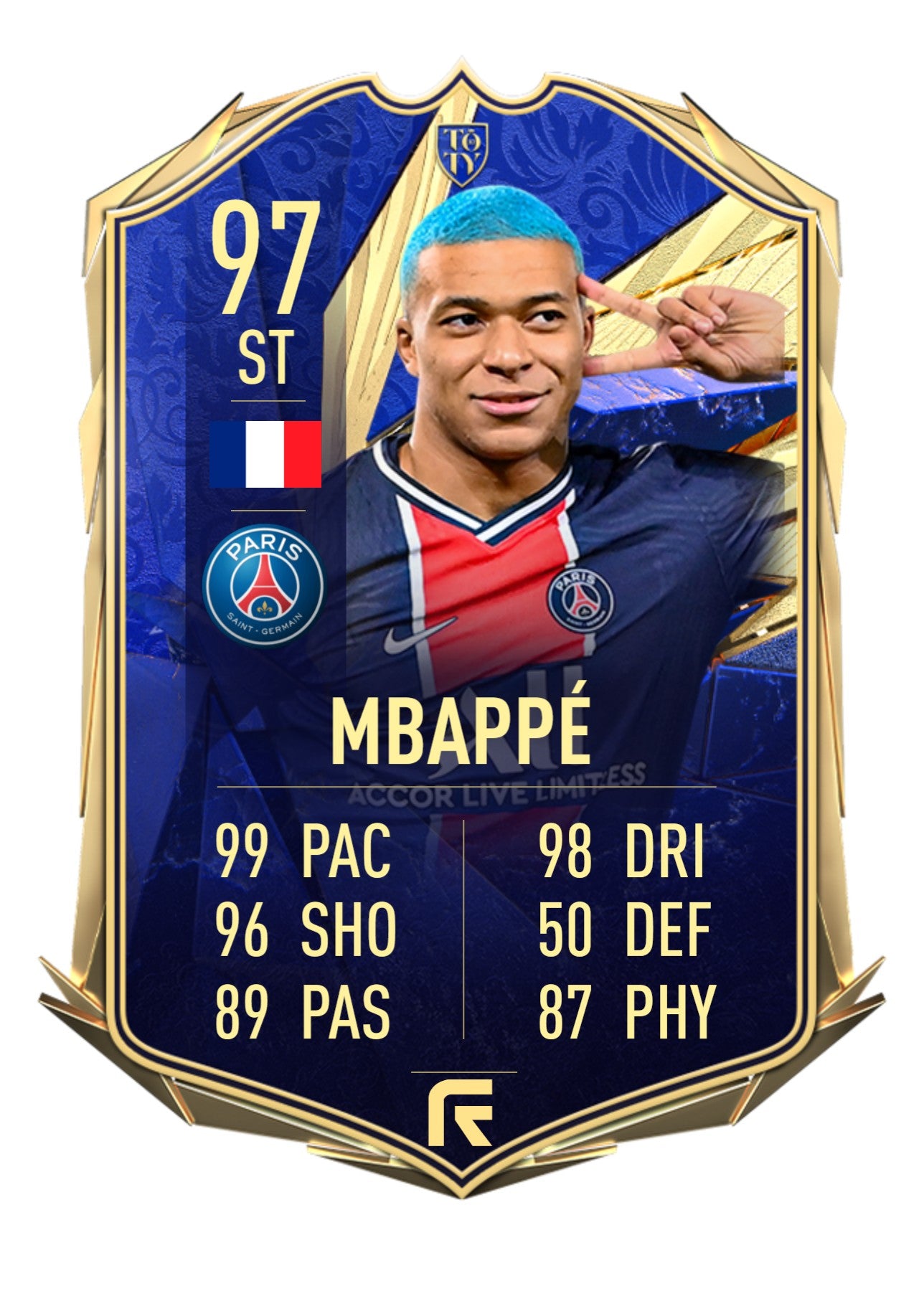 carte fut mbappé