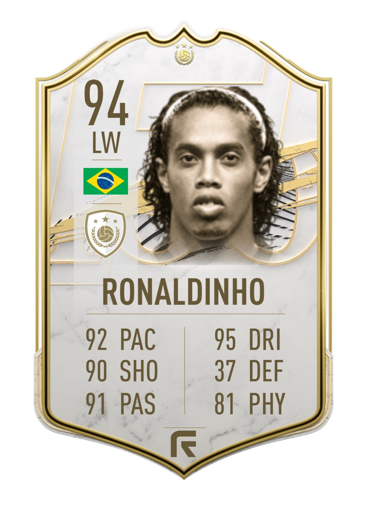 carte fut ronaldinho