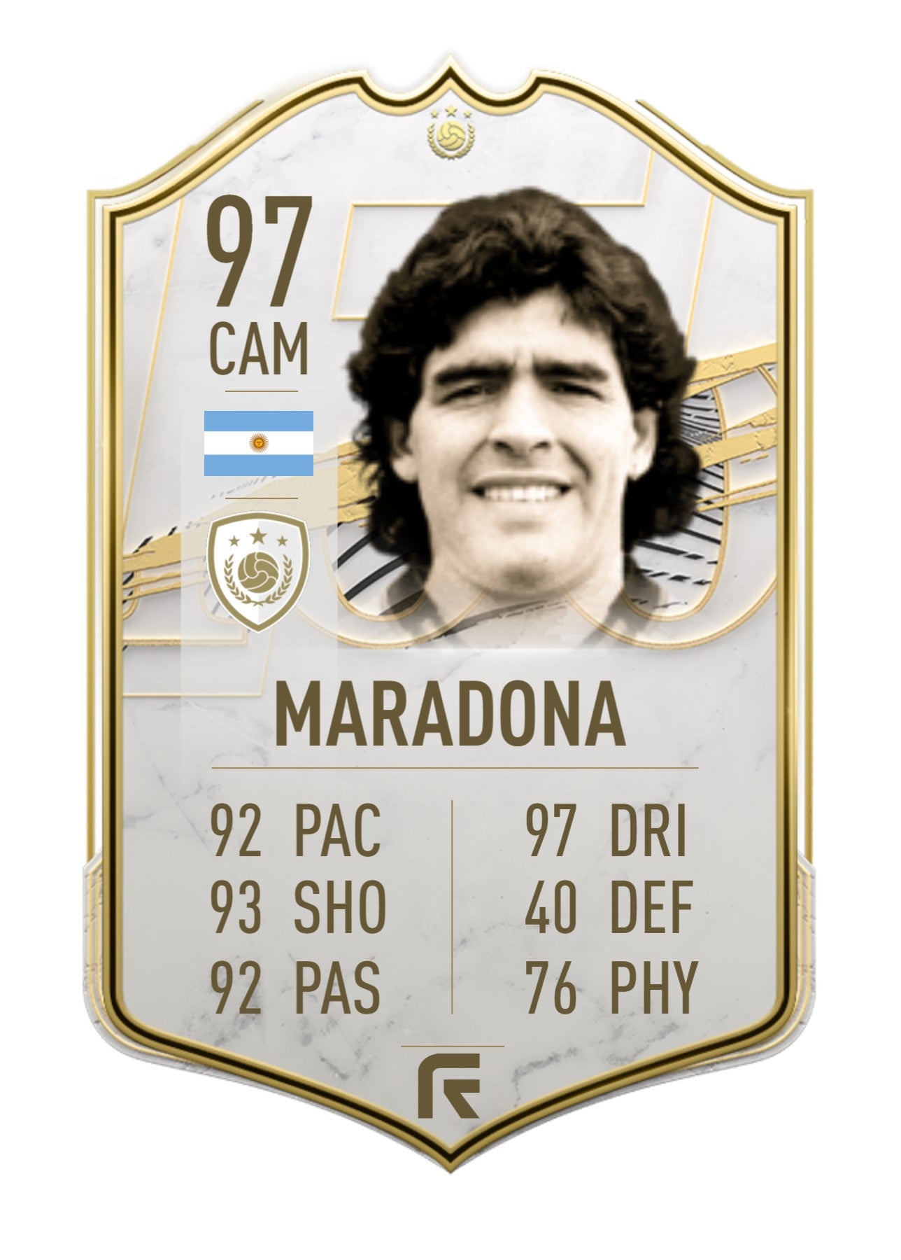 carte fut maradona