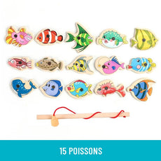 Jouets Magnétiques de Pêche Montessori