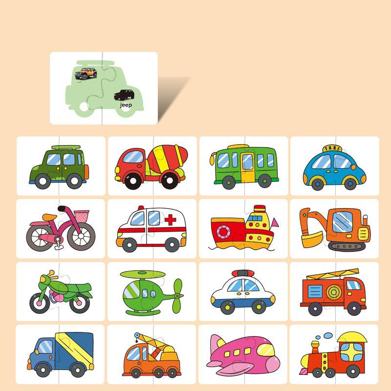 cartes puzzle montessori