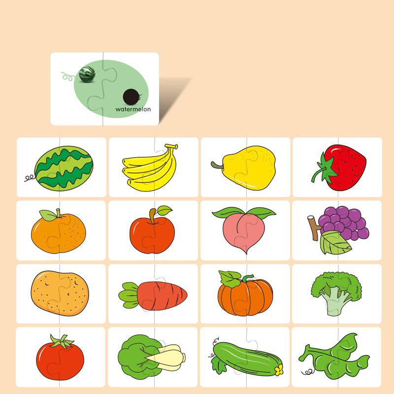 cartes puzzle montessori