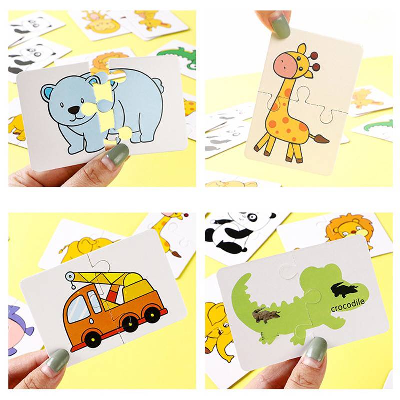 cartes puzzle montessori