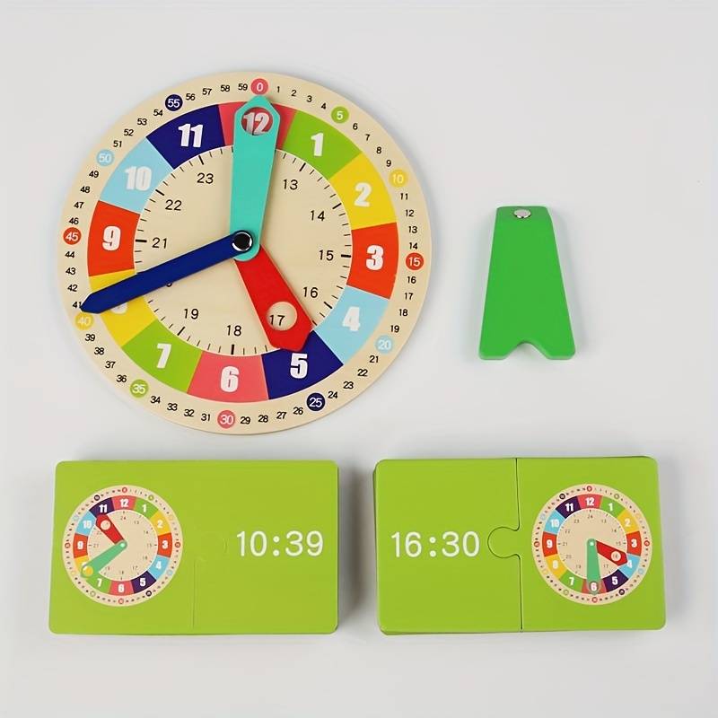 Jeu de Cartes Montessori - Apprendre l'Heure