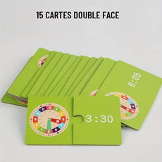 Jeu de Cartes Montessori - Apprendre l'Heure