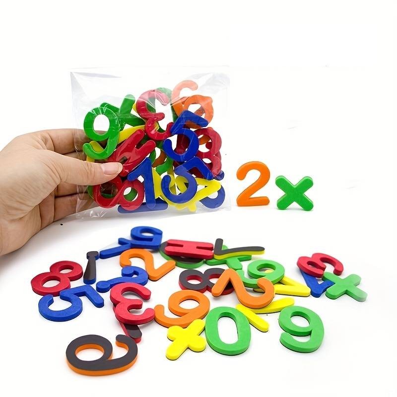 autocollants magnétiuqes lettres et chiffres