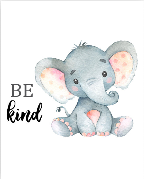 affiches enfant animaux éléphant