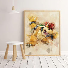 affiches super mario bowser