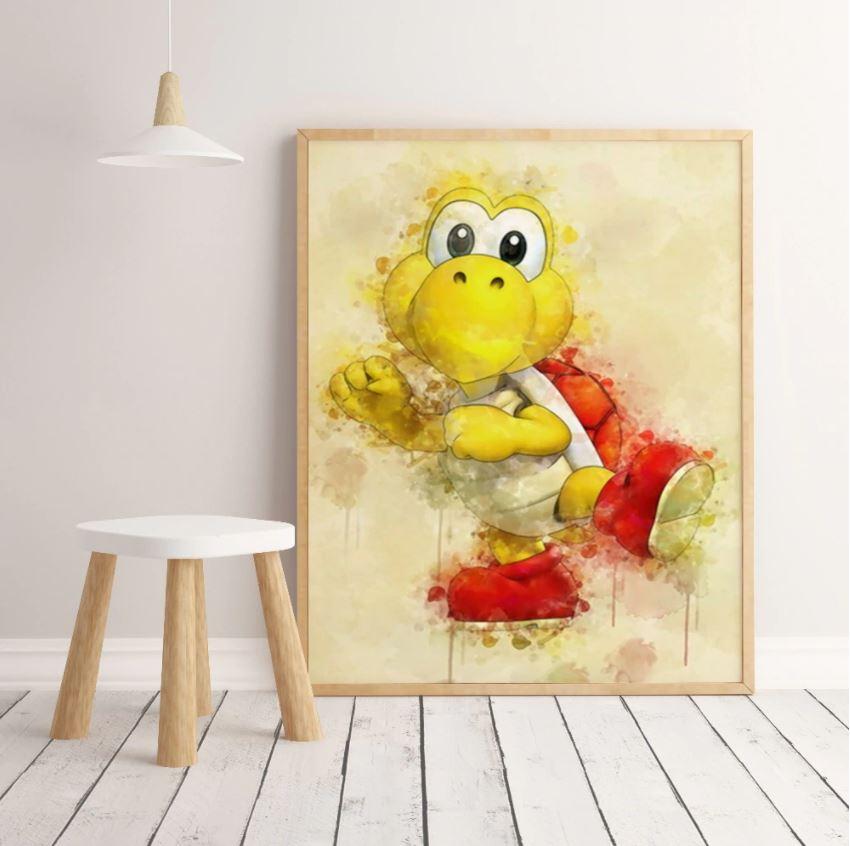 affiches super mario koopa