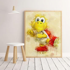 affiches super mario koopa