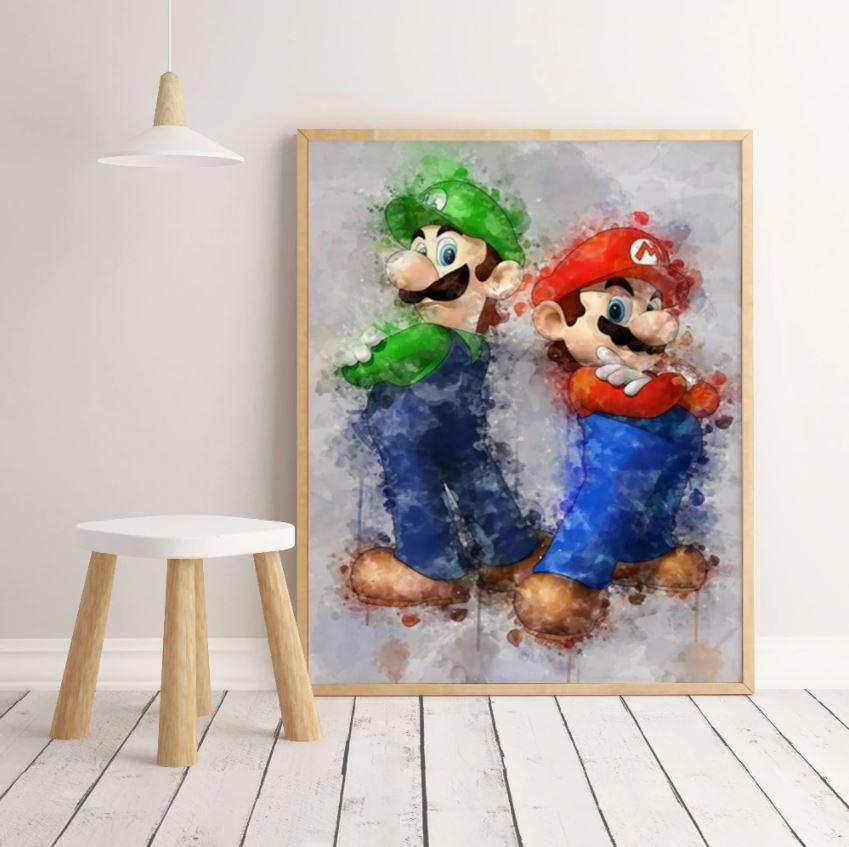 affiches super mario et luigi