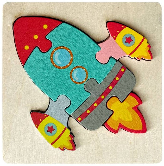 Puzzles 3D Colorés pour Enfants