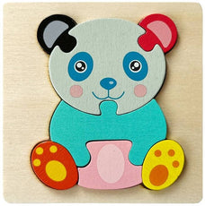 Puzzles 3D Colorés pour Enfants