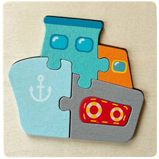 Puzzles 3D Colorés pour Enfants