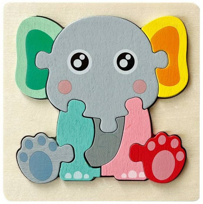 Puzzles 3D Colorés pour Enfants