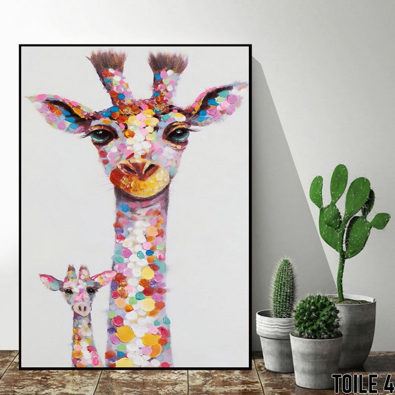 affiche girafe