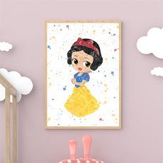 affiche chambre fille blanche neige