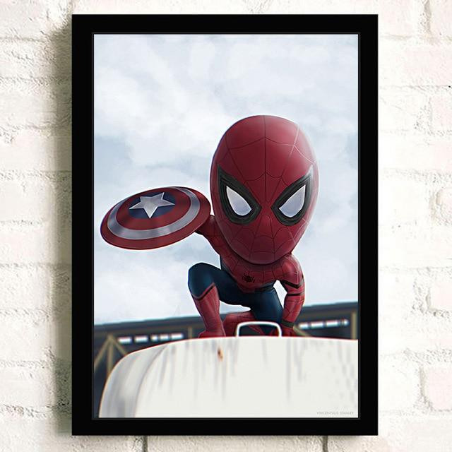 affiche bébé marvel spiderman
