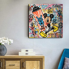 affiche mickey street art