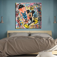 affiche mickey street art